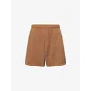 Entire Studios Mens Dune Standard Relaxed-fit Cotton Sweat Shorts In Brown