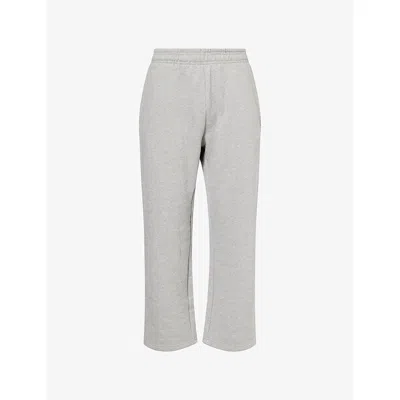 Entire Studios Mens  Straight-leg Cotton-jersey Jogging Bottoms In Gray