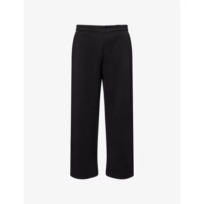 Entire Studios Mens Black Straight-leg Relaxed-fit Cotton Jogging Bottoms