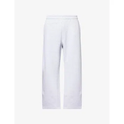 Entire Studios Mens Heather Grey Straight-leg Relaxed-fit Cotton Jogging Bottoms In Gray