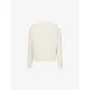 Entire Studios Mens Off White Long-sleeve Washed Crewneck Cotton T-shirt&nbsp; In White