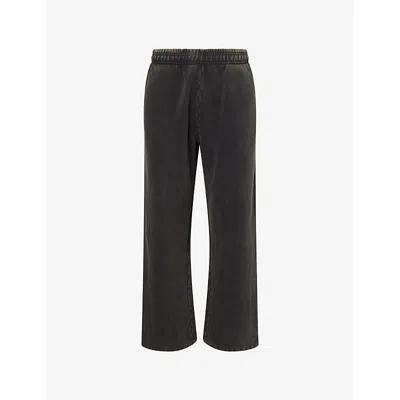 Entire Studios Mens  Straight-leg Cotton-jersey Jogging Bottoms In Black