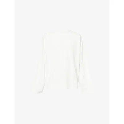 Entire Studios Mens  Long-sleeve Relaxed Cotton-jersey T-shirt In White