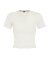 Entire Studios Micro Cropped T-shirt In White
