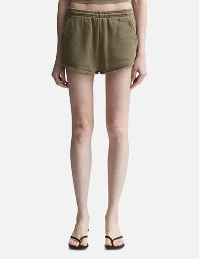 Entire Studios Micro Shorts In Brown