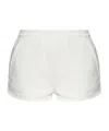 Entire Studios Whole Studios Micro Shorts Rice In White