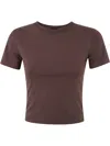 Entire Studios Micro Tee In Bt Brunette