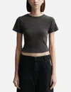 Entire Studios Micro Tee Washed Black In Black