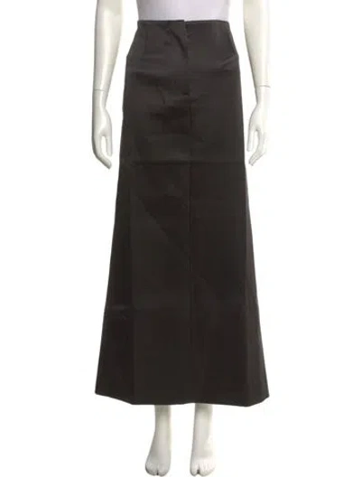 Pre-owned Entire Studios Midi Length Skirt In Black