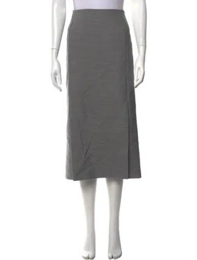 Pre-owned Entire Studios Midi Length Skirt In Grey