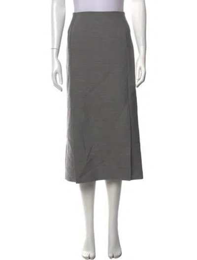 Pre-owned Entire Studios Midi Length Skirt In Grey