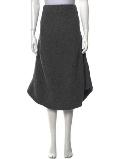 Pre-owned Entire Studios Midi Length Skirt W/ Tags In Grey