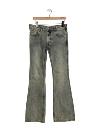 Pre-owned Entire Studios Mid-rise Flared Jeans In Multi