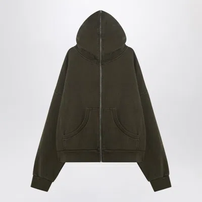 Entire Studios Military Green Sweatshirt In Cotton