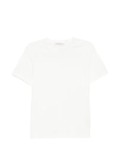 Entire Studios Mini Short-sleeve T-shirt With Crew Neck In White