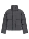 Entire Studios Dark Grey Wool Down Jacket In Gray