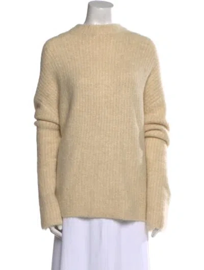 Pre-owned Entire Studios Mock Neck Sweater In Neutral