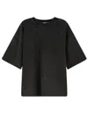 Entire Studios Oversized Boxy Short Sleeve T-shirt In Black