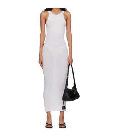 Entire Studios Muscle Tank Midi Dress In White