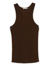 Entire Studios Muscle Tank Top In Brown