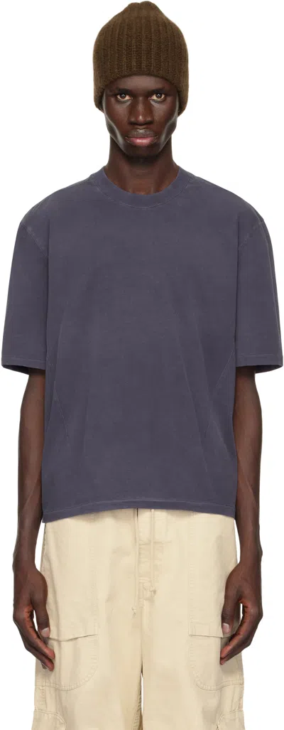 Entire Studios Navy Dart T-shirt In Ink