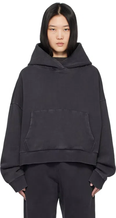 Entire Studios Navy Heavy Hoodie In Ink