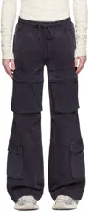 Entire Studios Navy Utility Cargo Pants In Ink