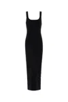 Entire Studios Squared Neckline Dress In Black