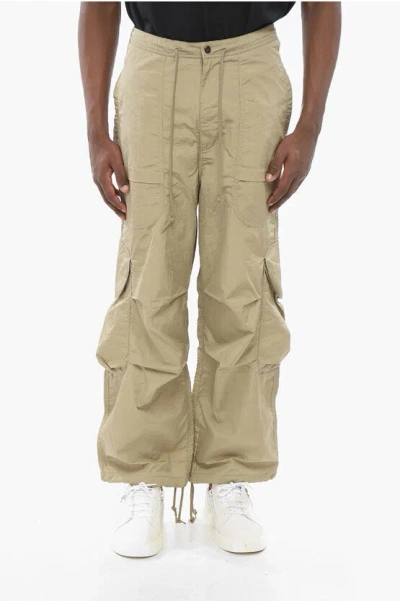 Entire Studios Nylon Freight Cargo Pants In Black