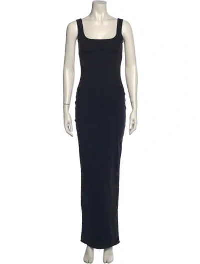 Pre-owned Entire Studios Nylon Long Dress W/ Tags In Black