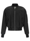Entire Studios Nylon Bomber Jacket Puffer Jackets Black In Black