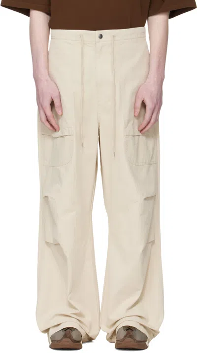 Entire Studios Off-white Barren Cargo Pants In Neutral