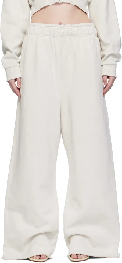 Entire Studios Off-white Full Sweatpants