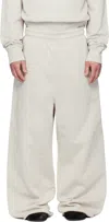 Entire Studios Off-white Full Sweatpants In White