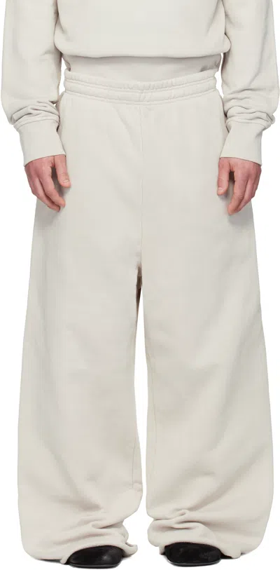 Entire Studios Off-white Full Sweatpants