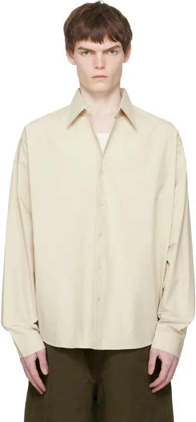 Entire Studios Off-white Miller Shirt In Neutral