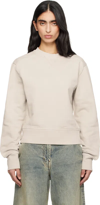 Entire Studios Off-white Pod Crew Sweatshirt