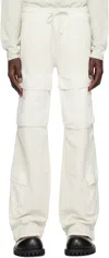 Entire Studios Off-white Utility Cargo Pants In Rice