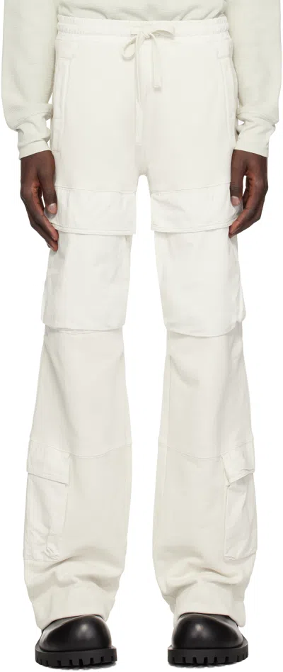 Entire Studios Off-white Utility Cargo Pants In Rice