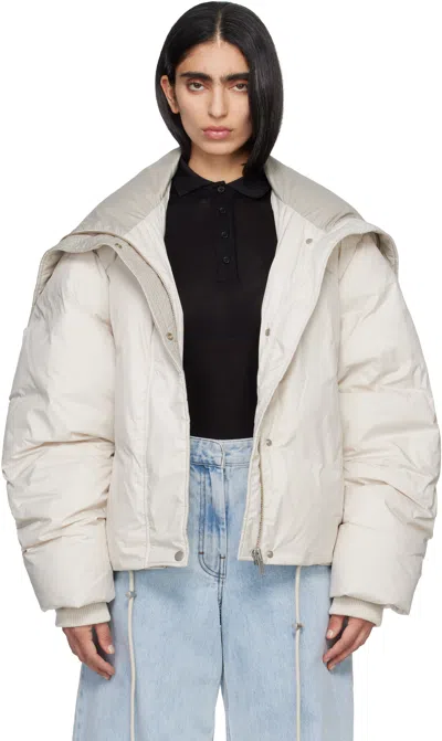 Entire Studios Off-white Kelly Down Jacket