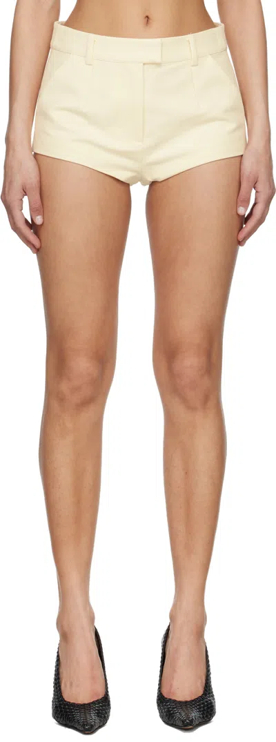 Entire Studios Off-white Pony Shorts In Neutral