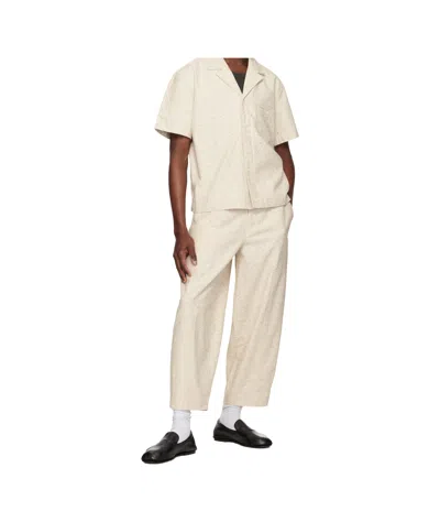 Entire Studios Off-white Strand Shirt In Gray