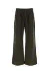 Entire Studios Wide-leg Cotton Pant With Drawstring Waist