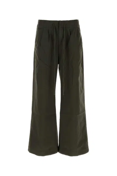 ENTIRE STUDIOS ENTIRE STUDIOS OLIVE GREEN STRETCH COTTON PANT