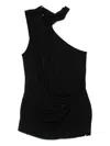 Entire Studios One-shoulder Blouse In Blue
