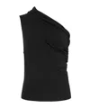 Entire Studios One-shoulder Vest In Black