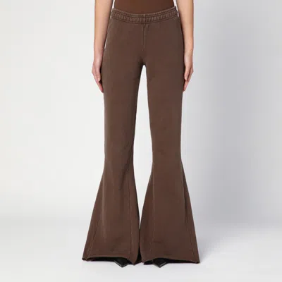 Entire Studios Organic Cotton Brown Flared Trousers