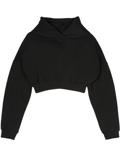 Entire Studios Cropped Heavy Hood In Black