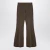 Entire Studios Organic Cotton Military Green Flared Trousers