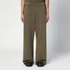 ENTIRE STUDIOS ORGANIC COTTON MILITARY GREEN TROUSERS